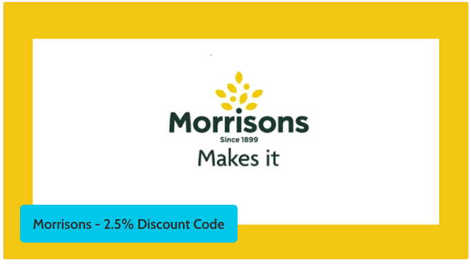 Lifestyle Perks - Morrisons 2.5 percent discount code